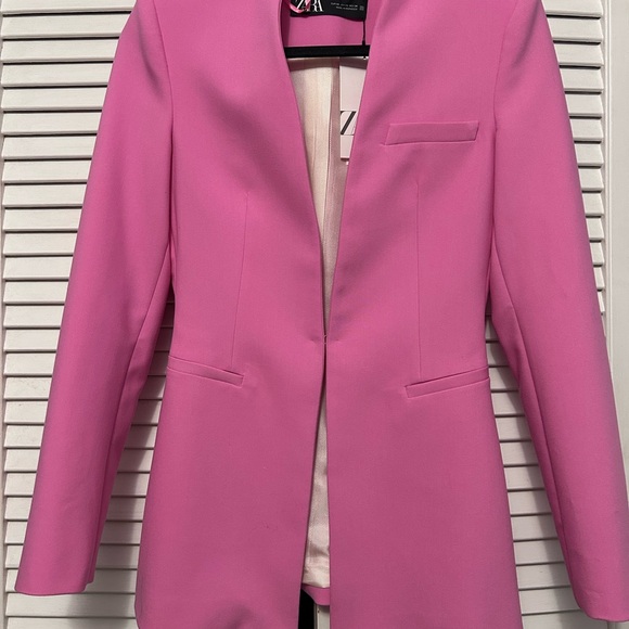 Zara Women's Pink Blazer - Picture 1 of 1